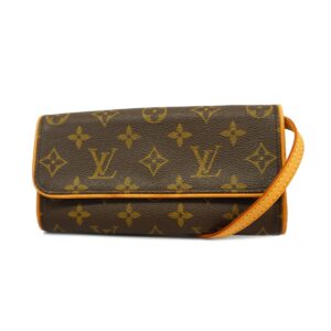 1240001050455 1 Louis Vuitton Rivera MM Damier Canvas Bag Brown