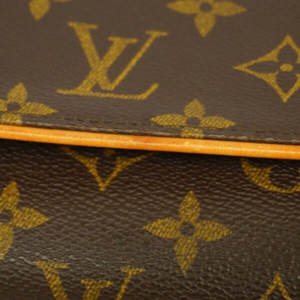 1240001050455 12 Louis Vuitton Monogram Pochette Twin PM Shoulder Bag Brown