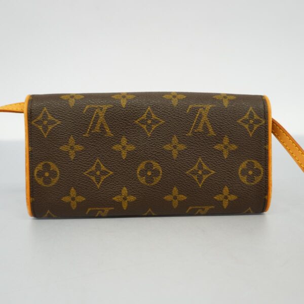 1240001050455 13 Louis Vuitton Monogram Pochette Twin PM Shoulder Bag Brown