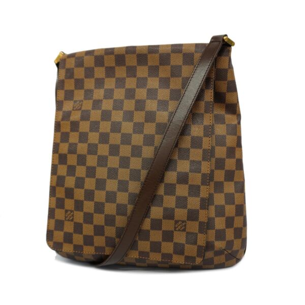 1240001050456 1 Louis Vuitton Damier Musette Shoulder Bag Ebene