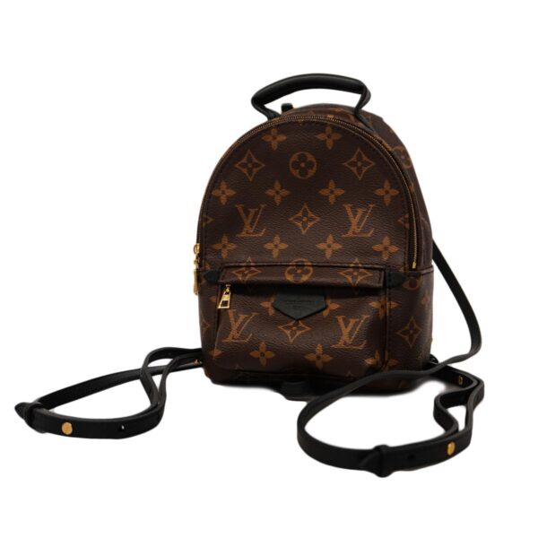 1240001050463 1 Louis Vuitton Monogram Macassar Palm Springs Backpack Brown