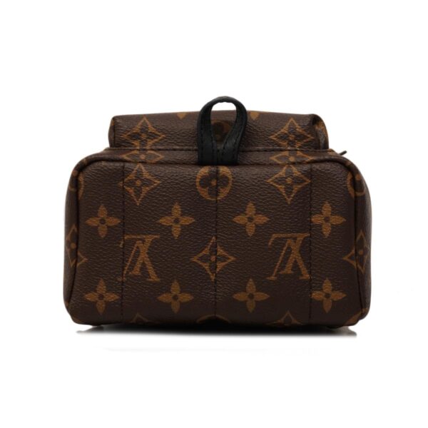 1240001050463 3 Louis Vuitton Monogram Macassar Palm Springs Backpack Brown