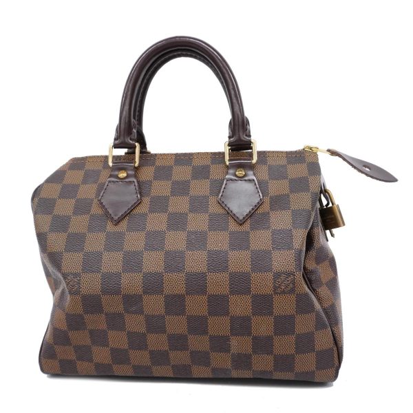 1240001050464 1 Louis Vuitton Speedy 25 Damier Handbag Ebene