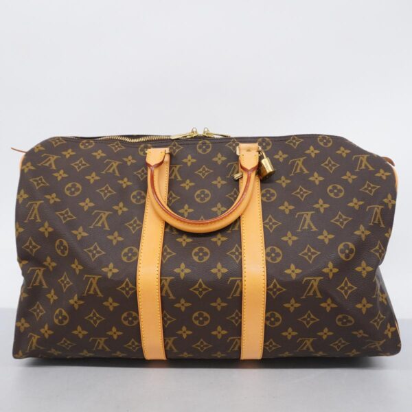 1240001050468 13 Louis Vuitton Monogram Keepall 45 Bag Brown