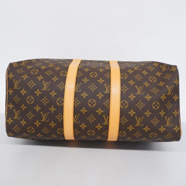 1240001050468 3 Louis Vuitton Monogram Keepall 45 Bag Brown