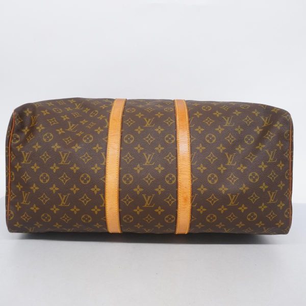 1240001050469 3 Louis Vuitton Keepall 55 Monogram Bag Brown