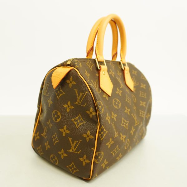 1240001050476 2 Louis Vuitton Speedy 25 Monogram Handbag Brown