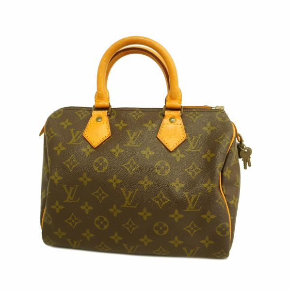 1240001050477 1 Louis Vuitton Speedy 25 Monogram Handbag Brown