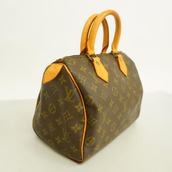 1240001050477 2 Louis Vuitton Speedy 25 Monogram Handbag Brown