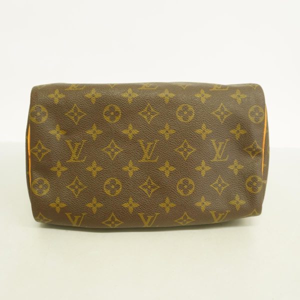 1240001050477 3 Louis Vuitton Speedy 25 Monogram Handbag Brown