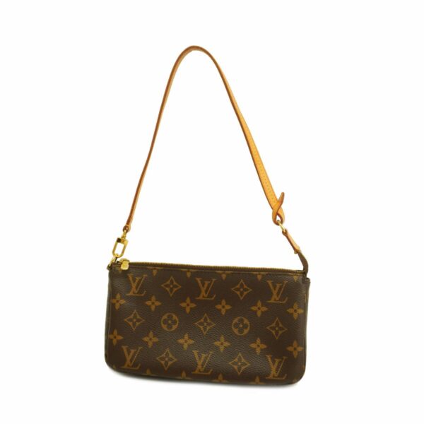 1240001050478 1 Louis Vuitton Monogram Pochette Accessoire Pouch Brown