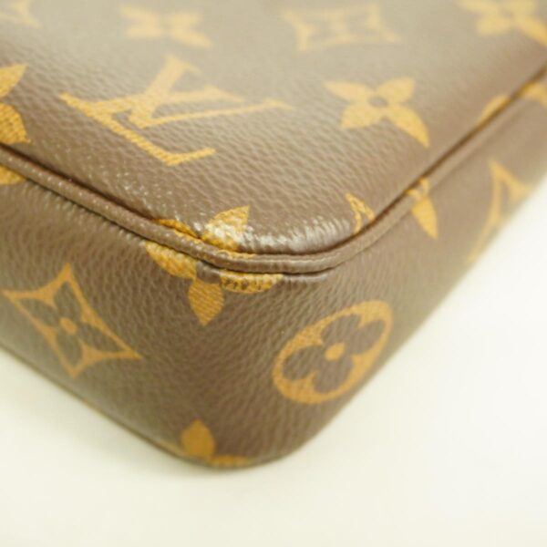 1240001050478 10 Louis Vuitton Monogram Pochette Accessoire Pouch Brown