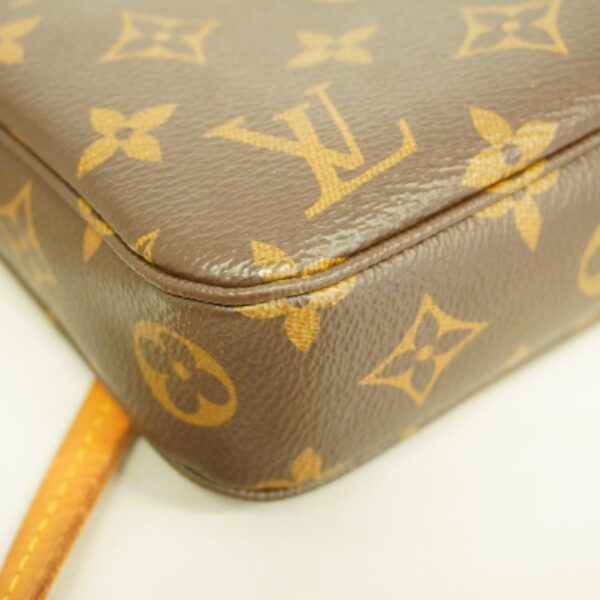 1240001050478 12 Louis Vuitton Monogram Pochette Accessoire Pouch Brown