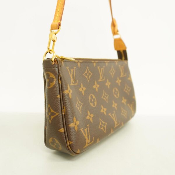 1240001050478 2 Louis Vuitton Monogram Pochette Accessoire Pouch Brown