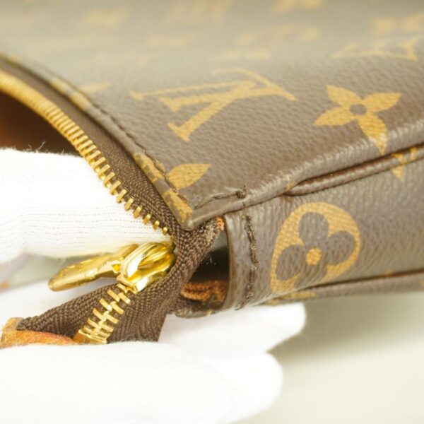 1240001050478 9 Louis Vuitton Monogram Pochette Accessoire Pouch Brown