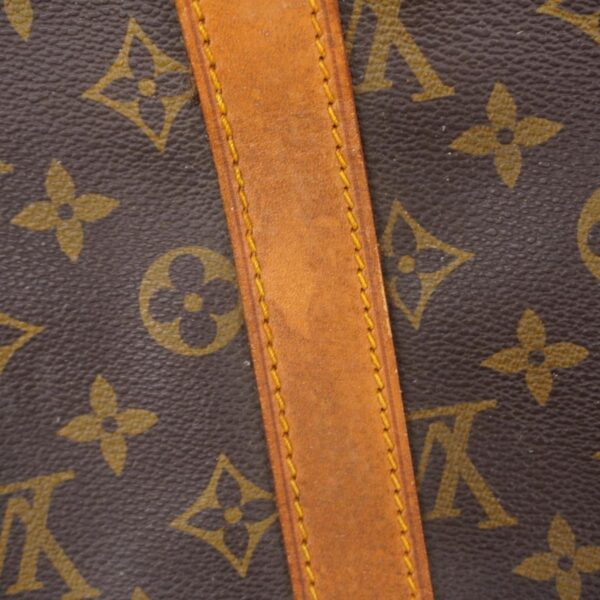 1240001050506 16 Louis Vuitton Monogram Keepall Bandouliere 45 Bag Brown