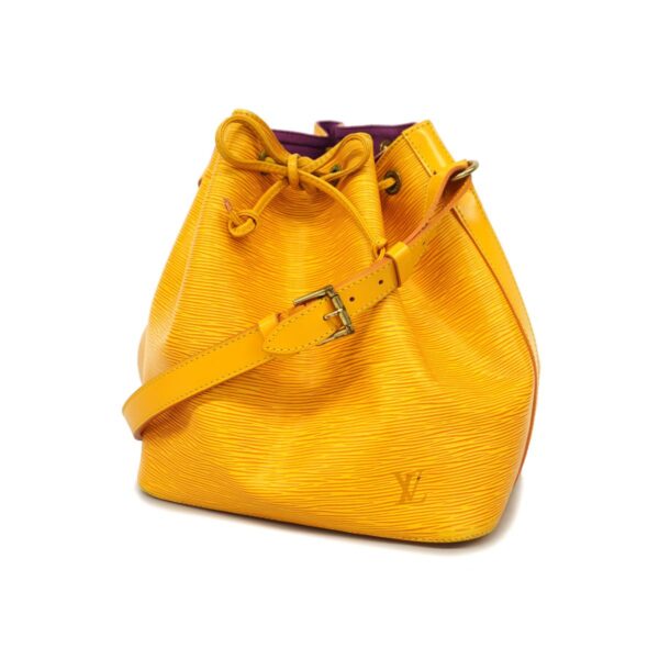 1240001050507 1 Louis Vuitton Epi Petit Noe Shoulder Bag Jaune