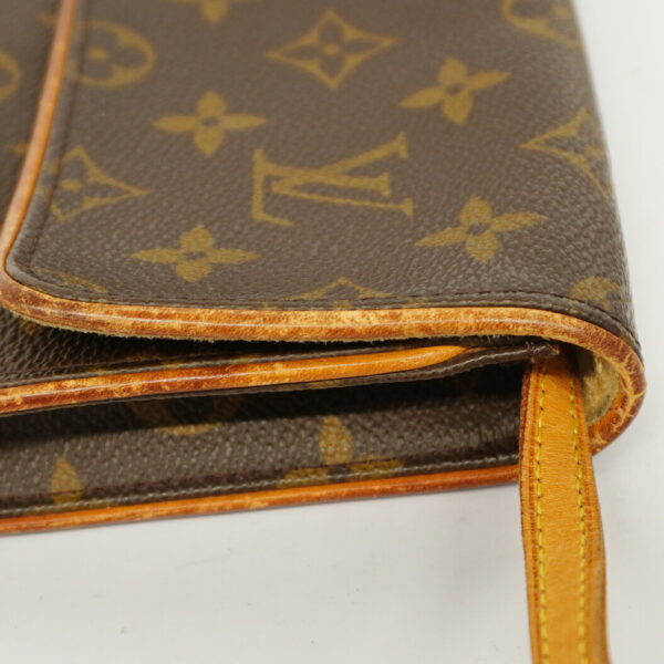 1240001050514 7 Louis Vuitton Monogram Pochette Twin GM Shoulder Bag Brown