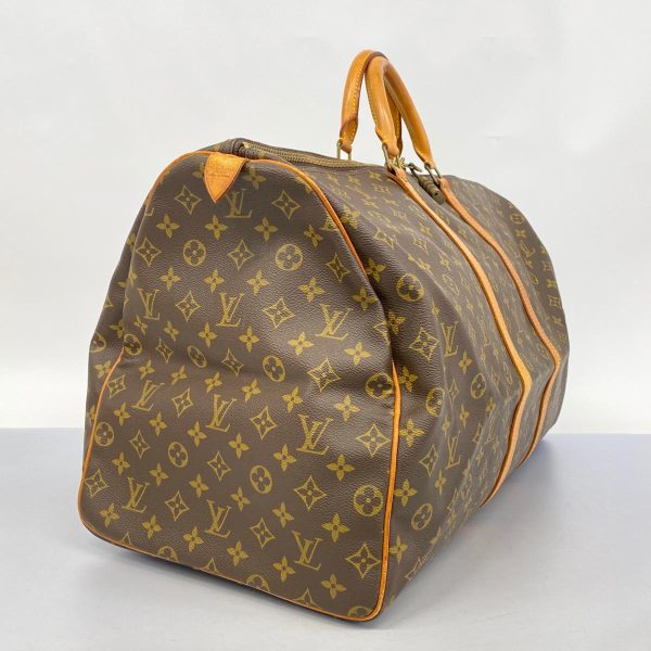 1240001050541 2 Louis Vuitton Keepall 60 Monogram Bag Brown