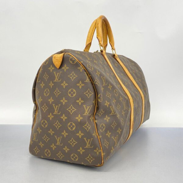 1240001050542 2 1 Louis Vuitton Monogram Keepall 50 Bag Brown