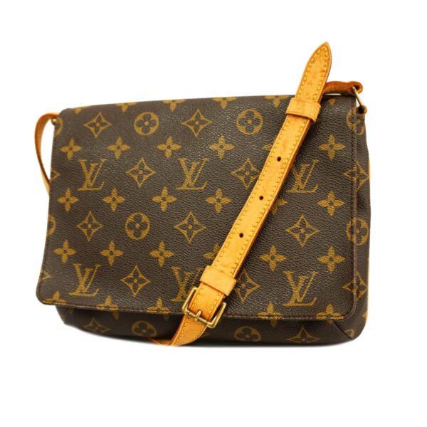 1240001050549 1 Louis Vuitton Monogram Musette Tango Short Strap Shoulder Bag Brown