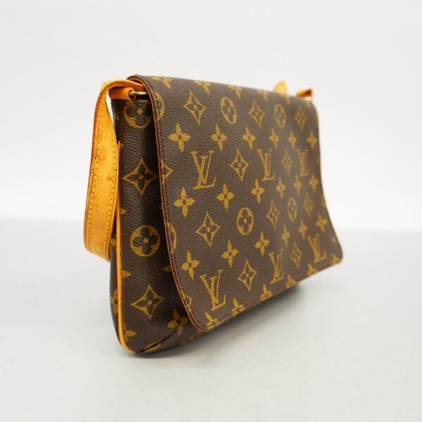 1240001050549 2 Louis Vuitton Monogram Musette Tango Short Strap Shoulder Bag Brown