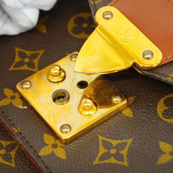 1240001050553 10 Louis Vuitton Monogram Monceau 28 2way Bag Brown