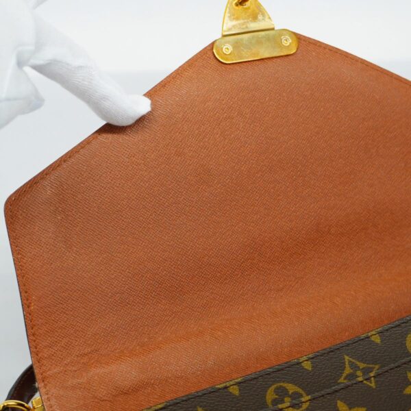 1240001050553 13 Louis Vuitton Monogram Monceau 28 2way Bag Brown