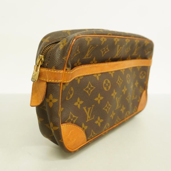 1240001050560 2 Louis Vuitton Compiegne 28 Monogram Clutch Bag Brown