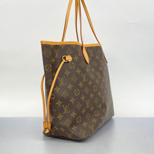 1240001050587 2 Louis Vuitton Monogram Neverfull MM Tote Bag Brown