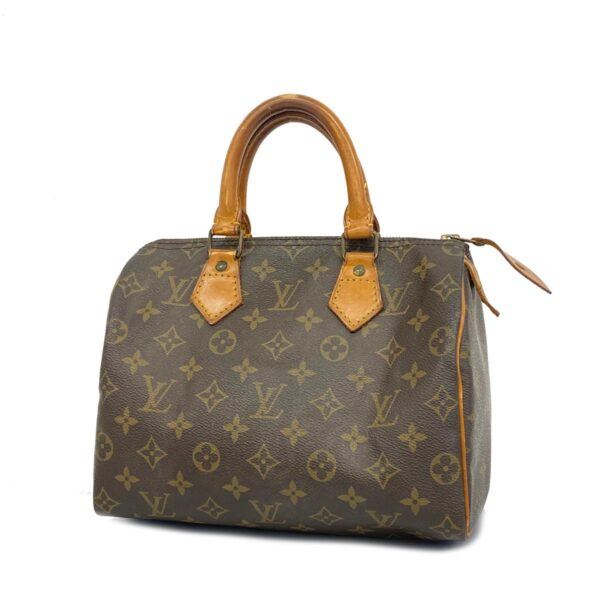 1240001050591 1 Louis Vuitton Monogram Speedy 25 Handbag Brown