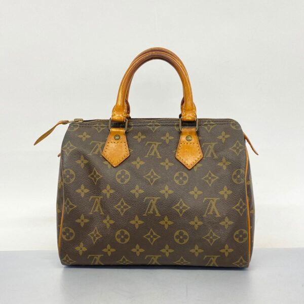 1240001050591 14 Louis Vuitton Monogram Speedy 25 Handbag Brown