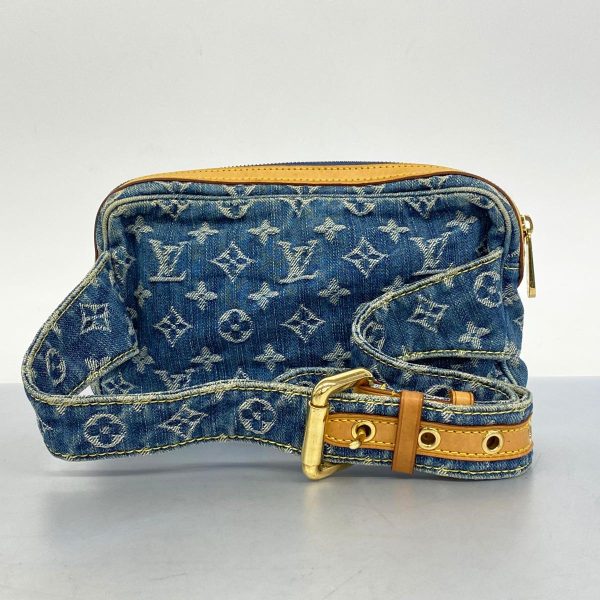 1240001050592 11 Louis Vuitton Bum Bag Monogram Denim Waist Bag Blue