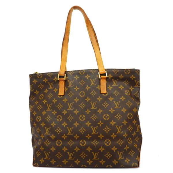 1240001050597 1 Louis Vuitton Monogram Cabamezzo Tote Bag Brown