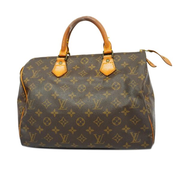 1240001050599 1 Louis Vuitton Monogram Speedy 30 Handbag Brown