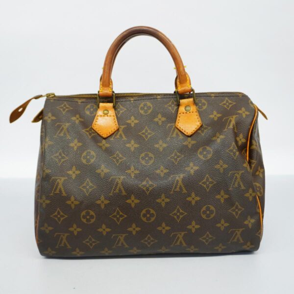 1240001050599 16 Louis Vuitton Monogram Speedy 30 Handbag Brown