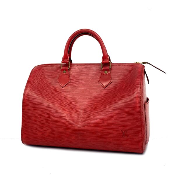 1240001050608 1 Louis Vuitton Epi Speedy 30 Handbag Castilian Red