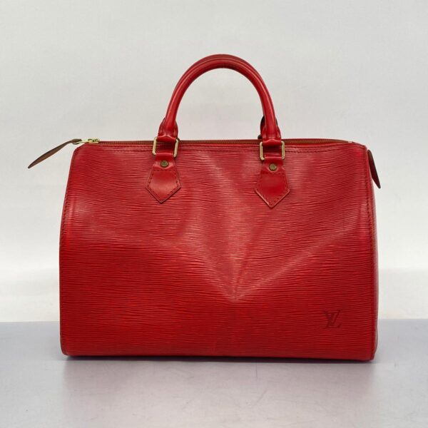 1240001050608 12 Louis Vuitton Epi Speedy 30 Handbag Castilian Red