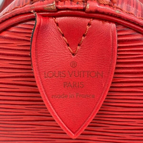 1240001050608 5 Louis Vuitton Epi Speedy 30 Handbag Castilian Red