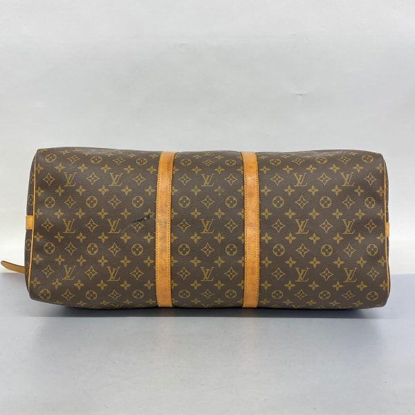 1240001050610 3 Louis Vuitton Keepall Bandouliere 60 Monogram Bag Brown