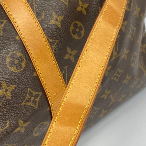 1240001050611 7 1 Louis Vuitton Monogram Keepall Bandouliere 55 Bag Brown