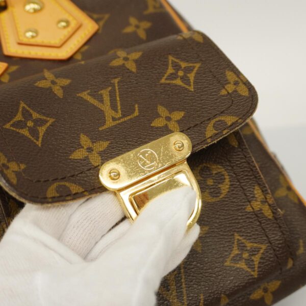 1240001050621 11 Louis Vuitton Monogram Manhattan GM Handbag Brown