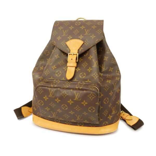 1240001050622 1 Louis Vuitton Monogram Monsouris GM Rucksack Brown