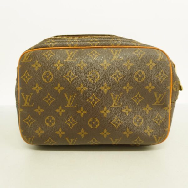 1240001050632 15 Louis Vuitton Monogram Reporter PM Shoulder Bag Brown