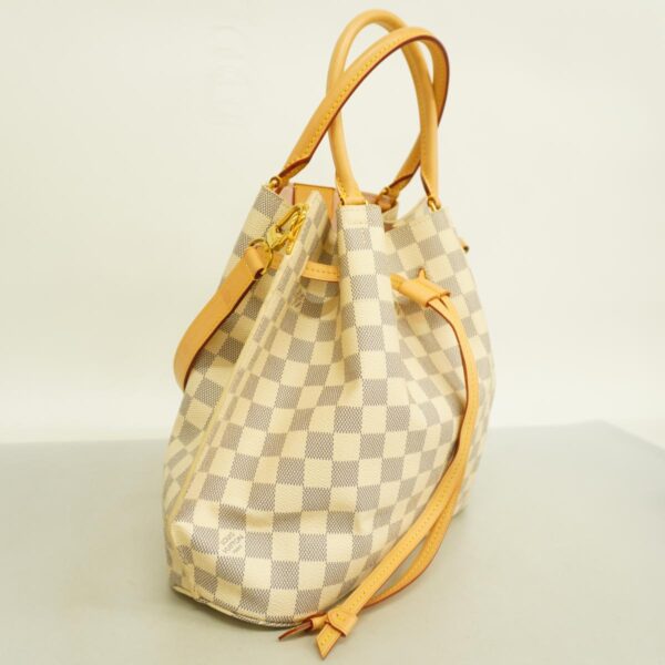 1240001050647 2 Louis Vuitton Damier Azur Girolatta 2way Bag White Rose Ballerine