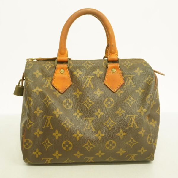 1240001050649 17 Louis Vuitton Monogram Speedy 25 Handbag Brown