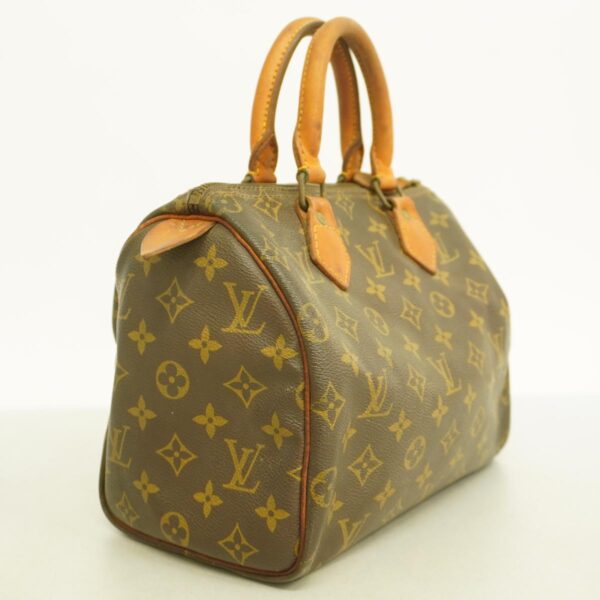 1240001050649 2 Louis Vuitton Monogram Speedy 25 Handbag Brown