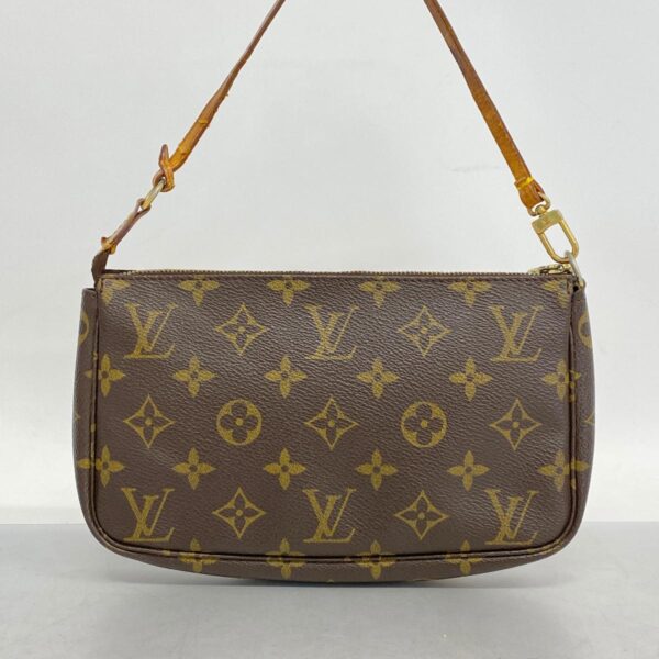 1240001050651 10 Louis Vuitton Monogram Pochette Accessoire Pouch Brown