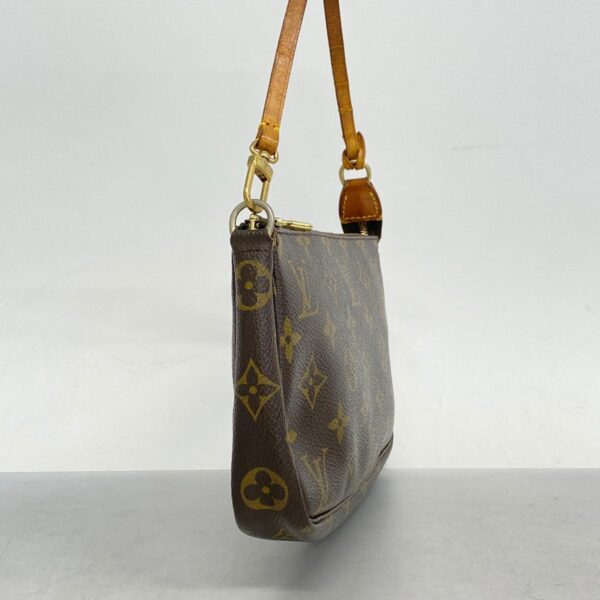 1240001050651 2 Louis Vuitton Monogram Pochette Accessoire Pouch Brown