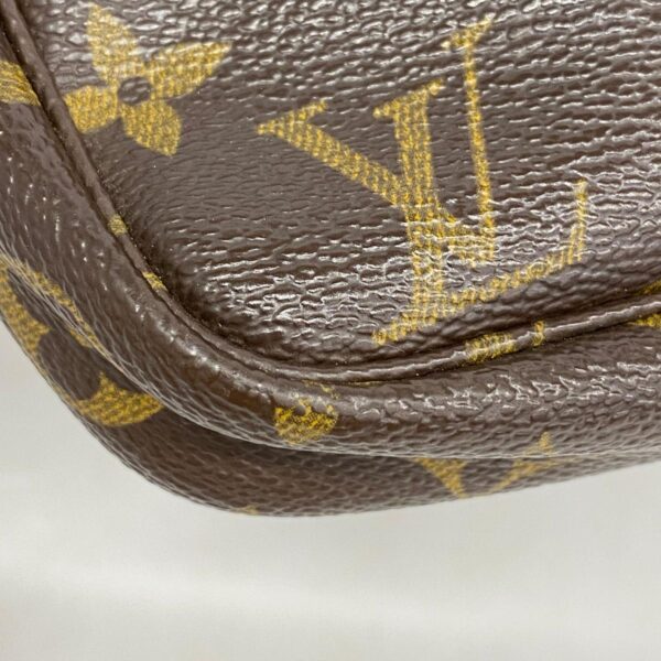 1240001050651 8 Louis Vuitton Monogram Pochette Accessoire Pouch Brown